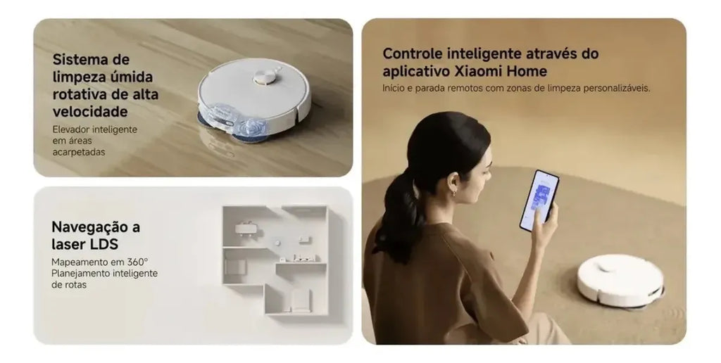Robot Aspirador Xiaomi Vacuum H50 Pro